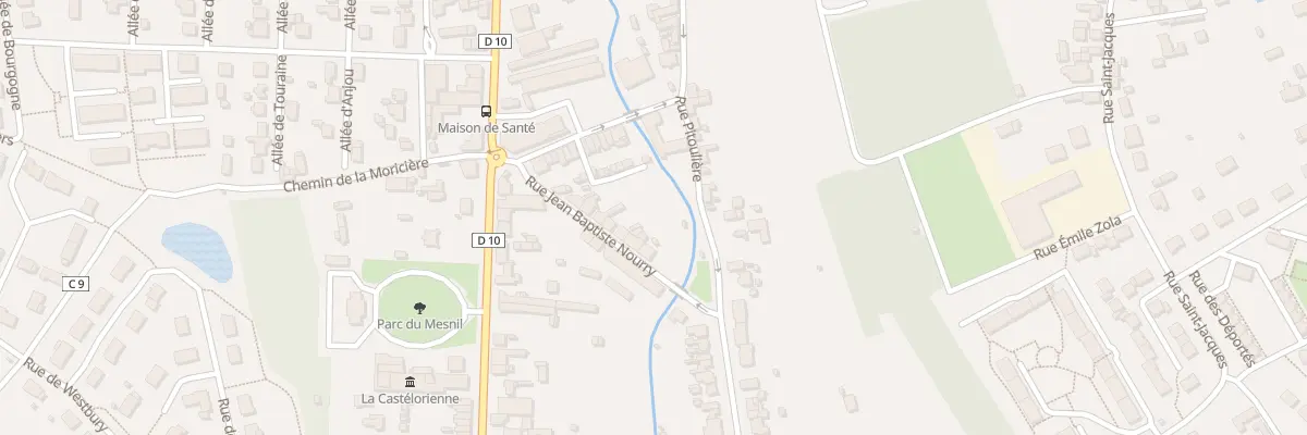 Plan du 9 Rue Jean Baptiste Nourry à Montval-sur-Loir