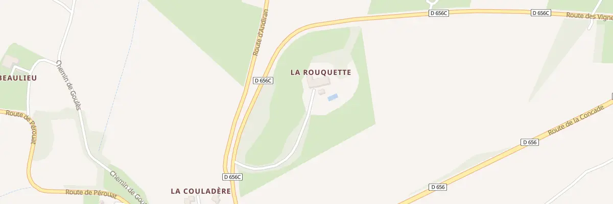 Plan du 190 Rte des Vignes à Calignac
