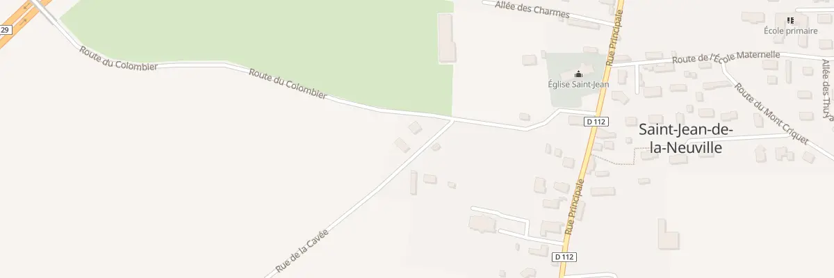 Plan du 2 Rte du Colombier à Saint-Jean-de-la-Neuville