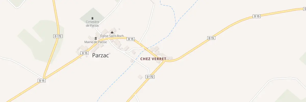 Plan du 5020 Chez Verret à Parzac