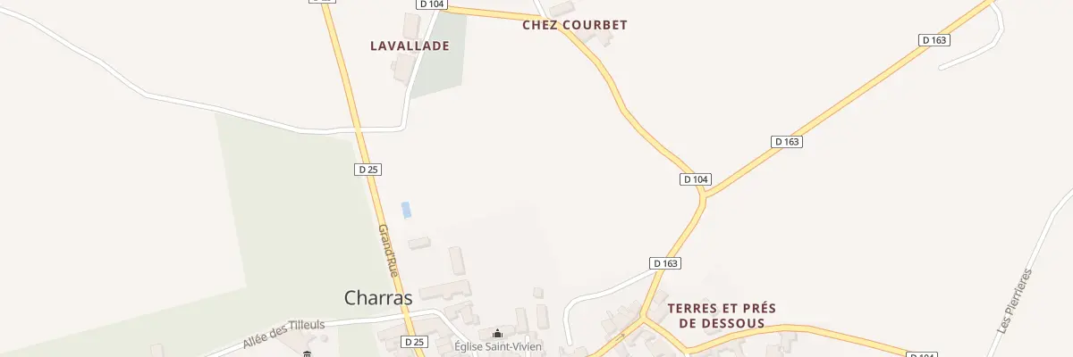 Plan du 5213 Le Bourg à Charras