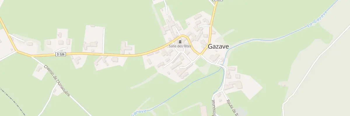 Plan du 71 Che du Cazalet à Gazave