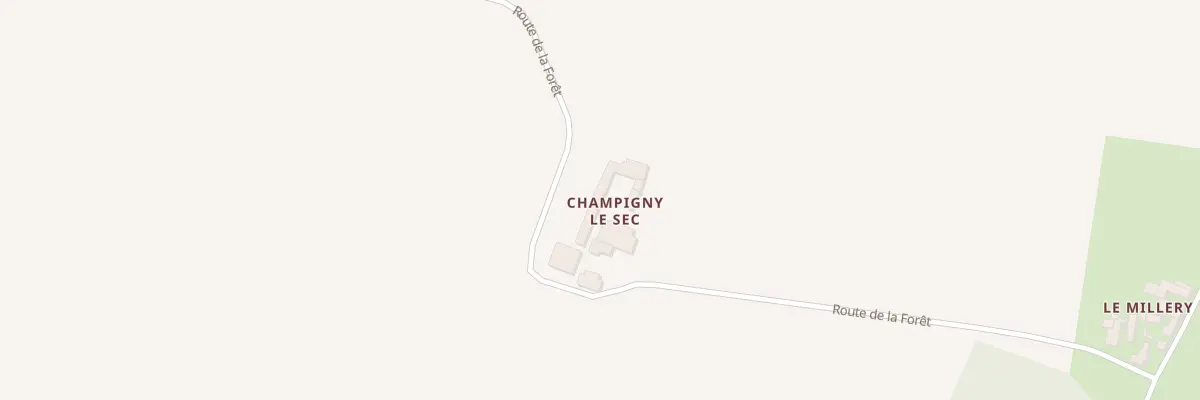 Plan du 20 Champigny Le Sec à Braslou