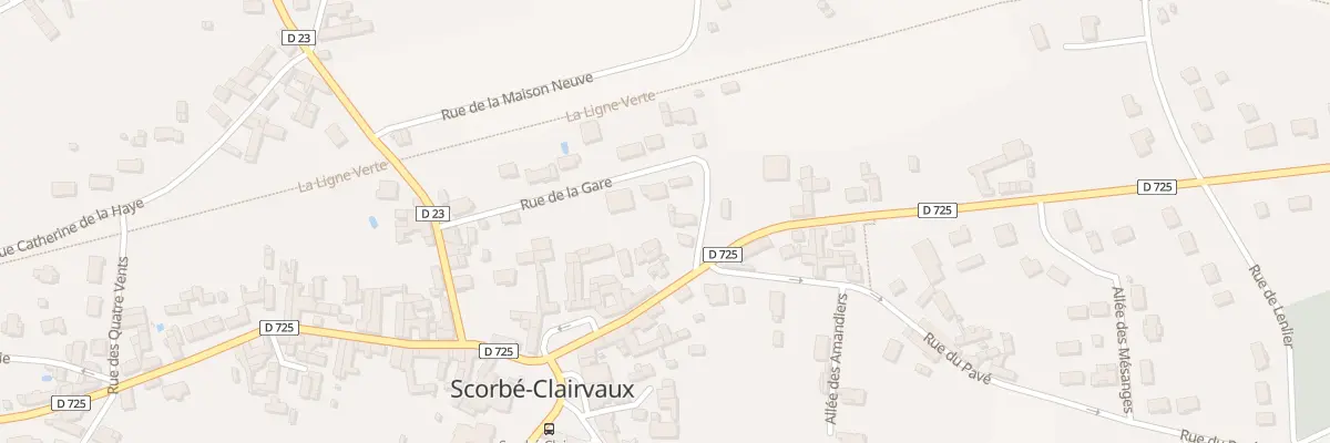 Plan du 5 Rue de la Gare à Scorbé-Clairvaux