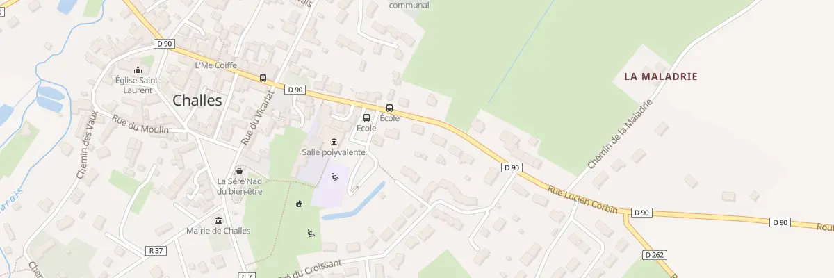 Plan du 32 Rue Lucien Corbin à Challes