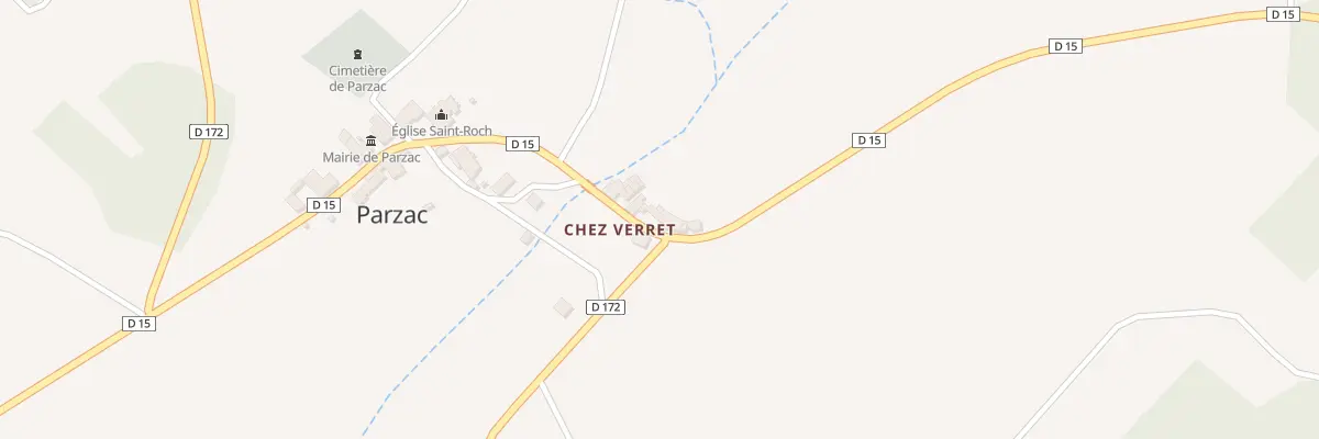Plan du 2 Rue de la Mairie à Parzac