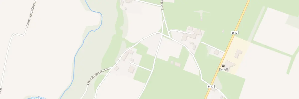 Plan du 5034 La Hourcade à Tournous-Devant