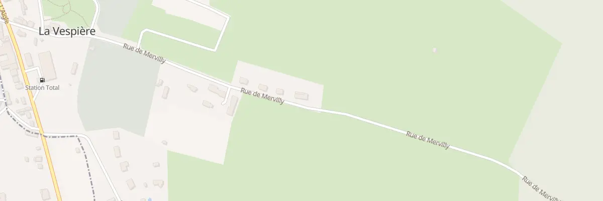Plan du 5024 Chem de Mervilly à La Vespière-Friardel