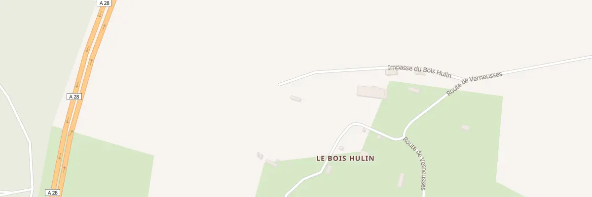 Plan du 233 Imp du Bois Hulin à La Goulafrière