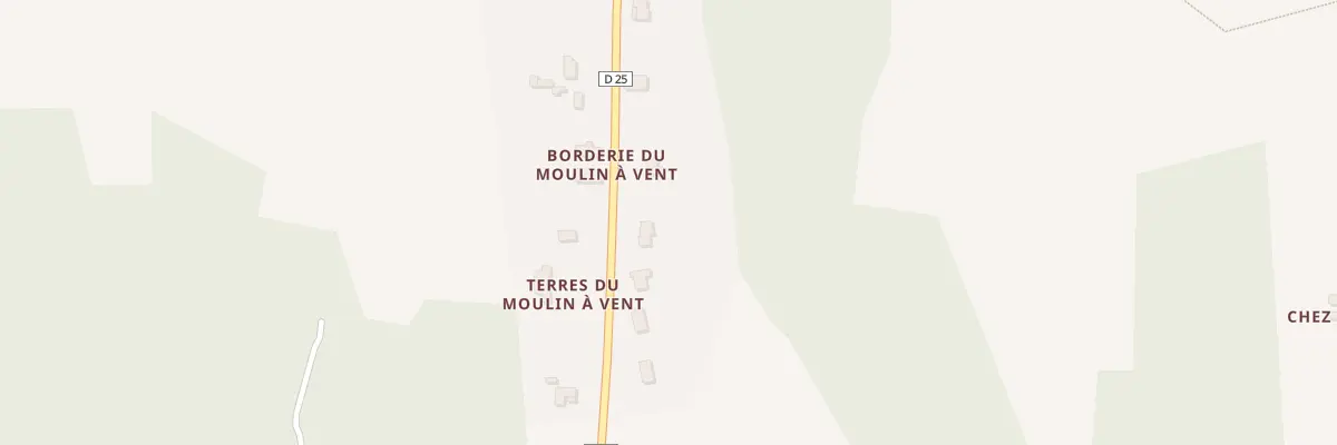 Plan du 17 Rte du Moulin à Vent à Charras