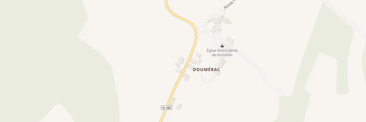 Plan du 30 Rte de Doumerac à Grassac