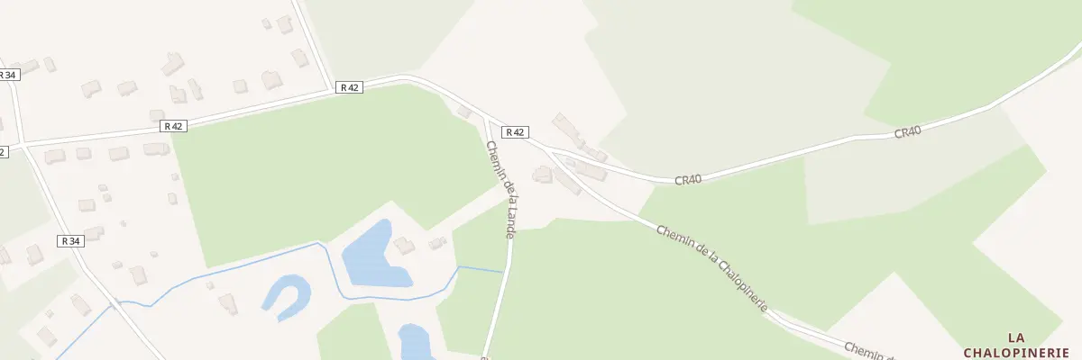 Plan du 366 Che de la Lande à Lombron