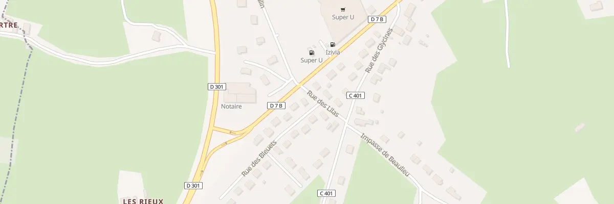 Plan du 6 Rue des Lilas à Bonnétable