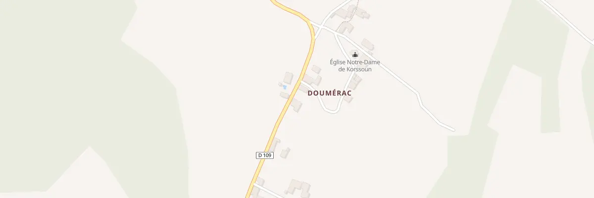 Plan du 29 Rte de Doumerac à Grassac