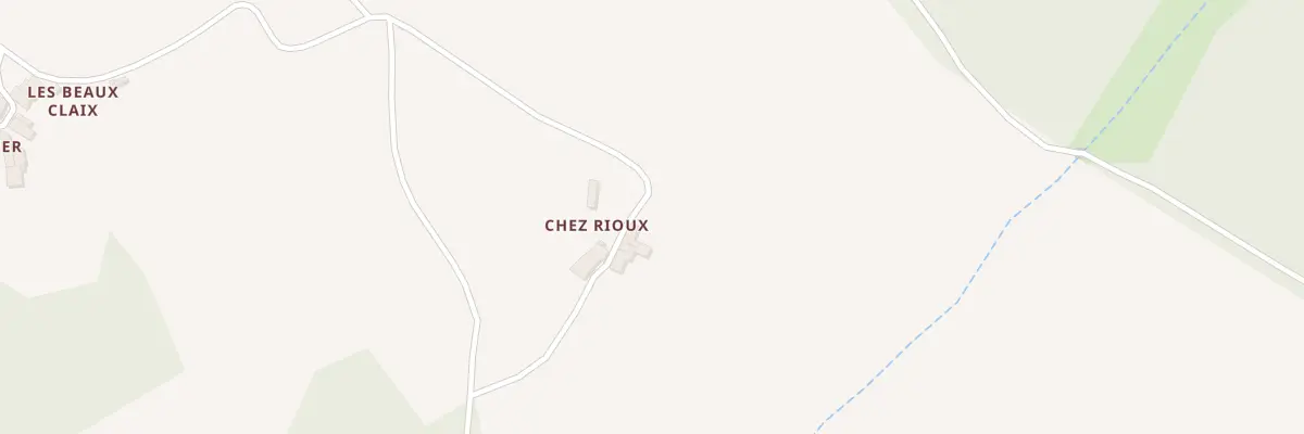 Plan du 3 Chez Rioux à Parzac