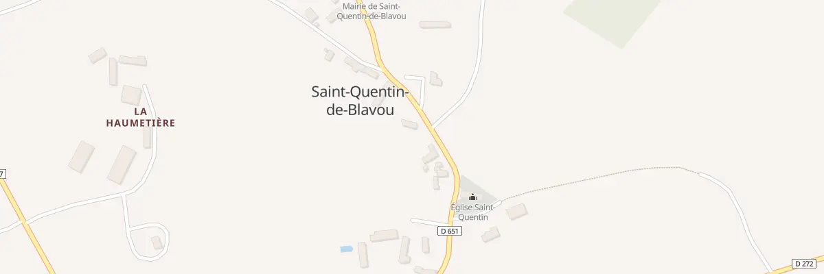 Plan du 10 Le Bourg à Saint-Quentin-de-Blavou