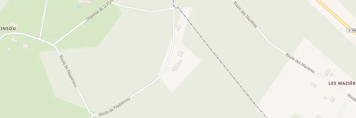 Plan du 59 Les Mazieres-Est à Lunas