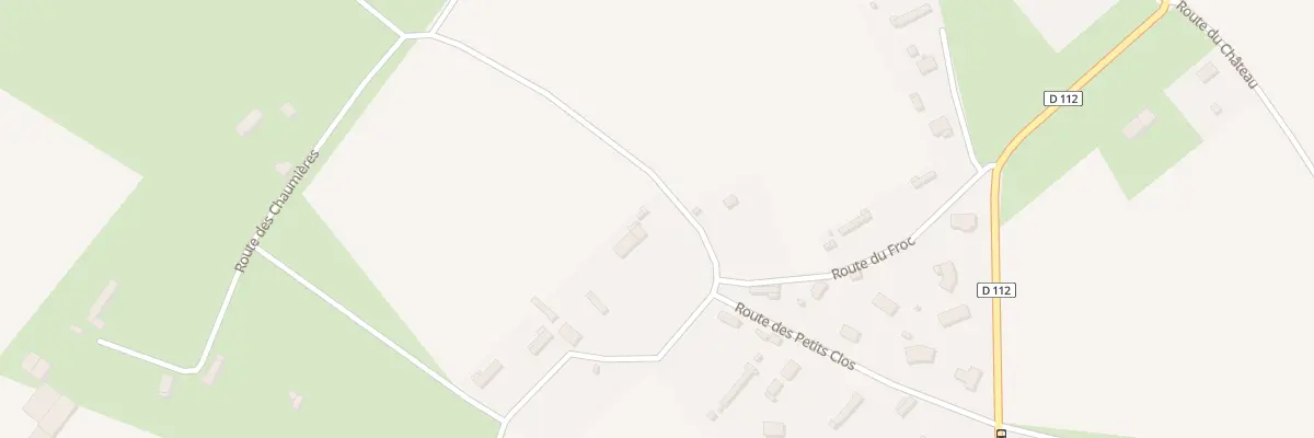 Plan du 281 Rte des Petits Clos à Beuzeville-la-Grenier