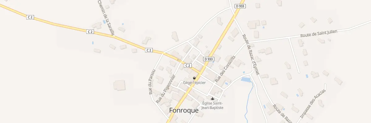 Plan du 48 Rue du Boulanger à Fonroque