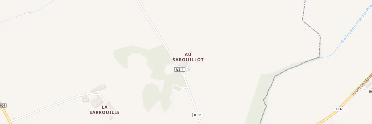 Plan du 5062 Au Sarouillot à Béraut
