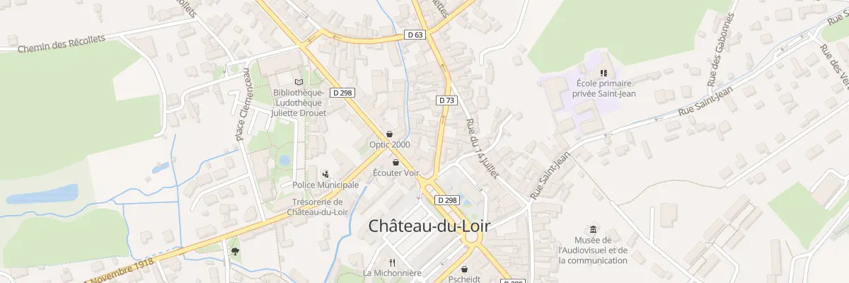 Plan du 1B Rue de Verdun à Montval-sur-Loir