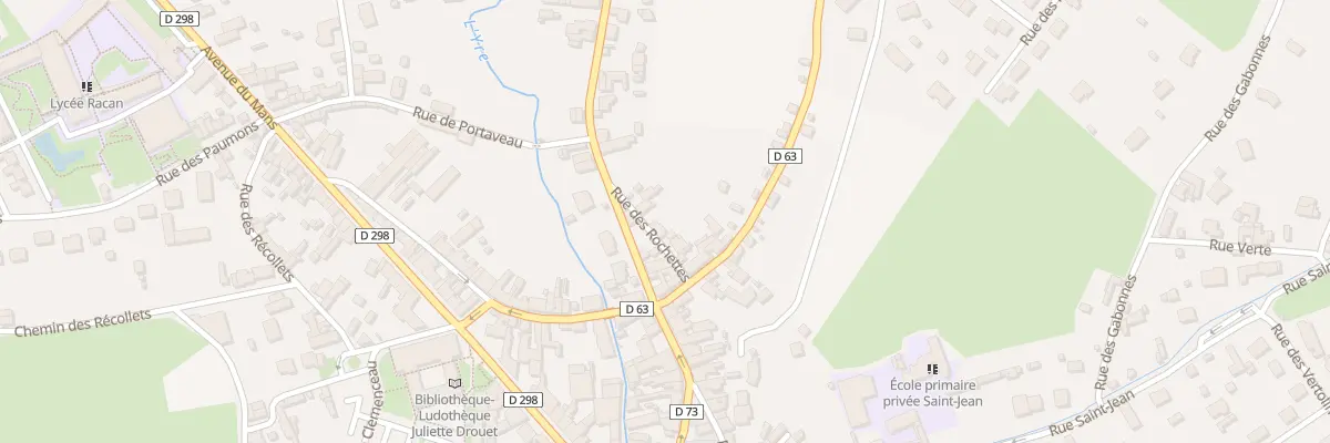 Plan du 4 Rue des Rochettes à Montval-sur-Loir