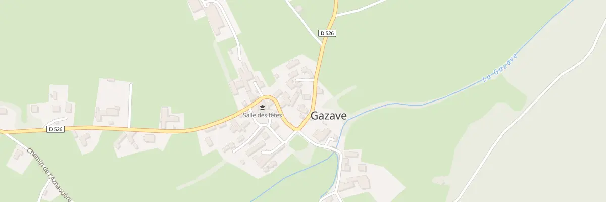 Plan du 45 Rte de Montoussé à Gazave