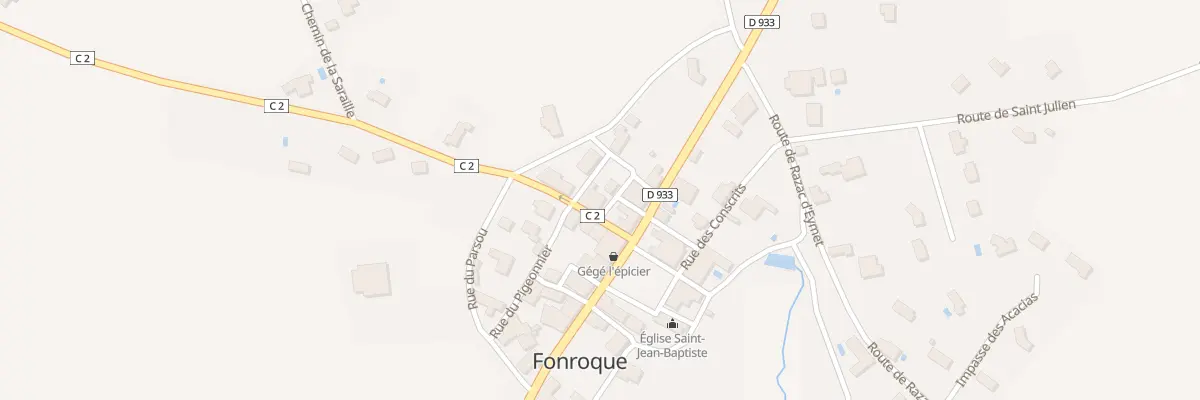 Plan du 15 Rue du Sabotier à Fonroque