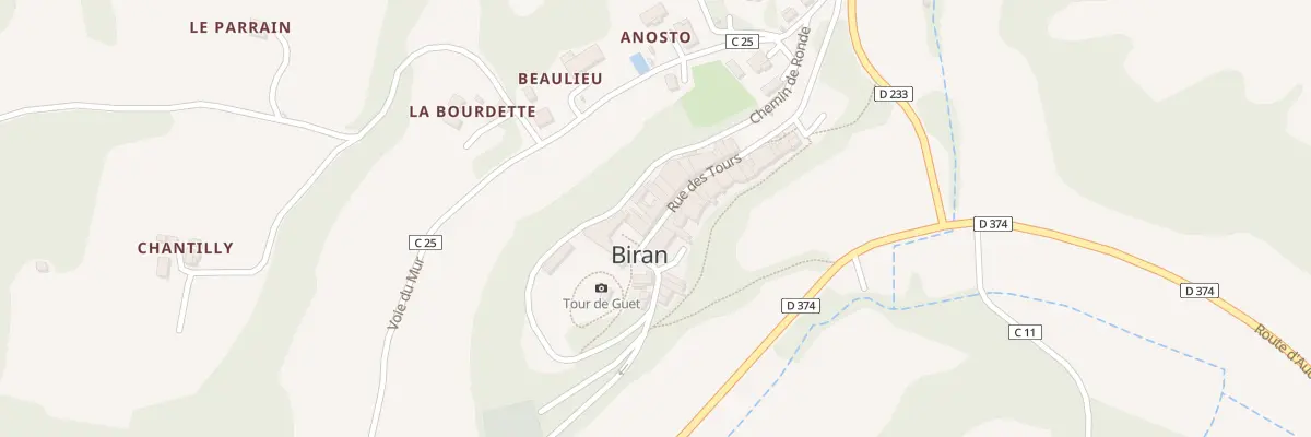 Plan du 5211 Le Village à Biran