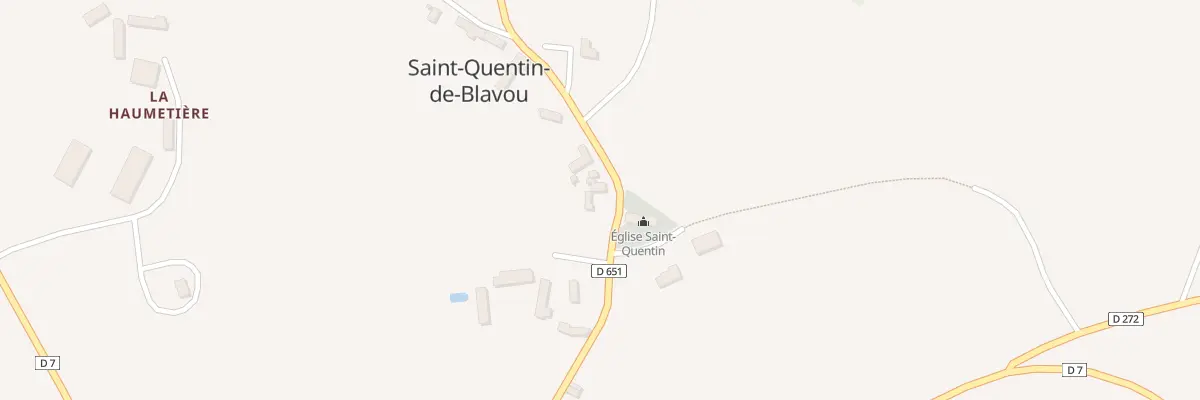 Plan du 9 Le Bourg à Saint-Quentin-de-Blavou