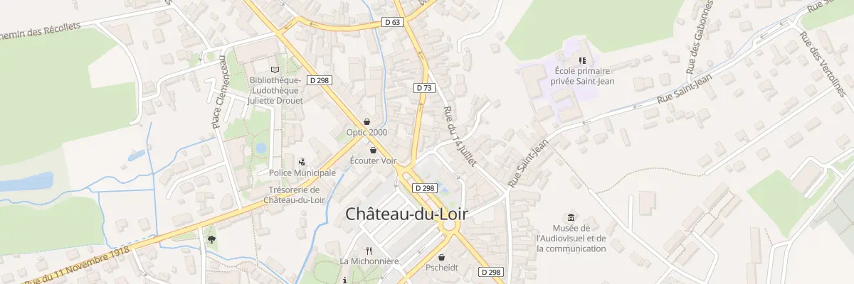 Plan du 2 Rue de Verdun à Montval-sur-Loir