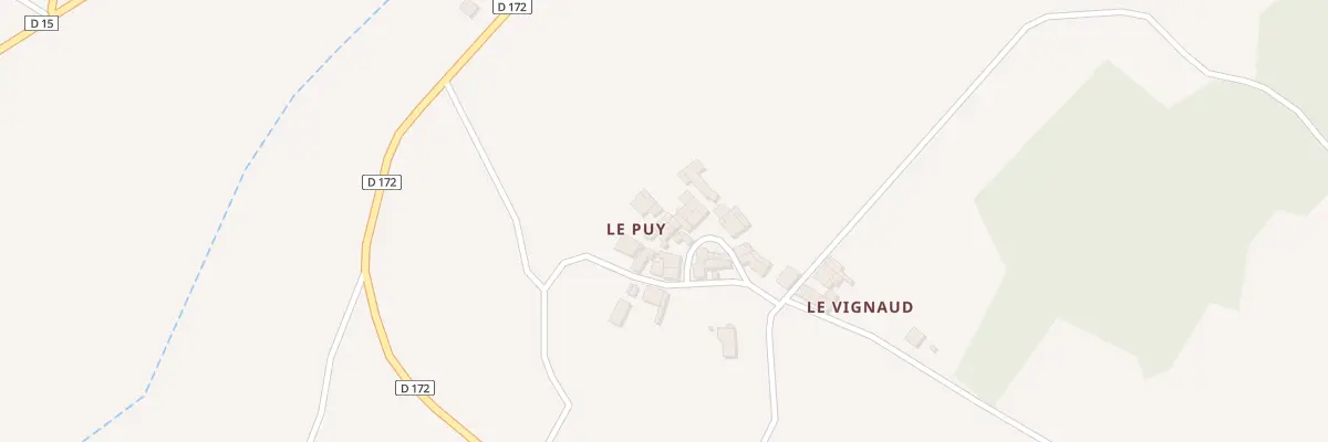 Plan du 5136 Le Puy à Parzac