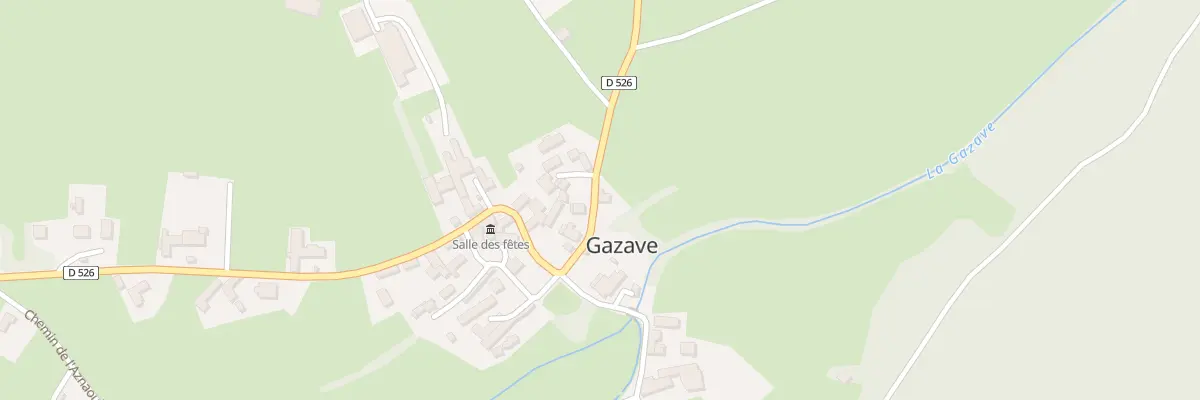 Plan du 70 Rte de Montoussé à Gazave