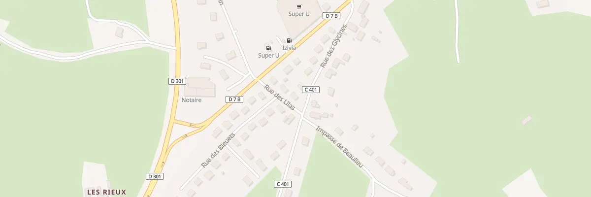 Plan du 1 Rue des Lilas à Bonnétable