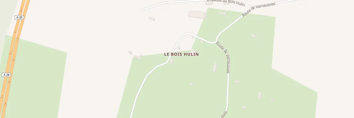 Plan du 70A Le Bois Hulin à La Goulafrière