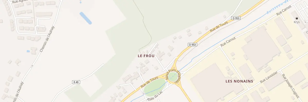 Plan du 129 Rue de Tours à Langeais