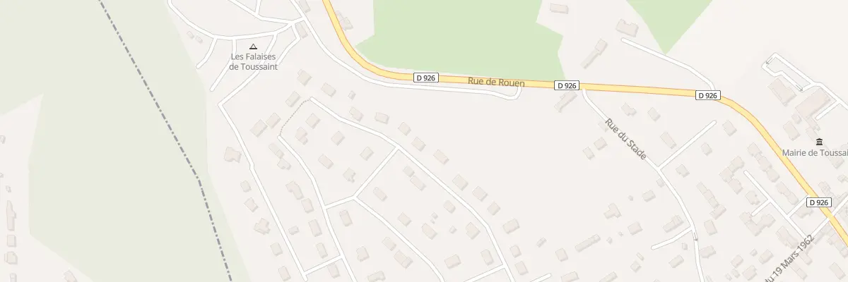 Plan du 20 Rue Bruyere sur le Roc à Toussaint