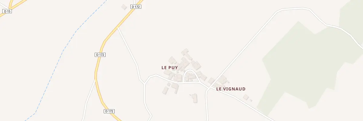 Plan du 5047 Le Puy à Parzac