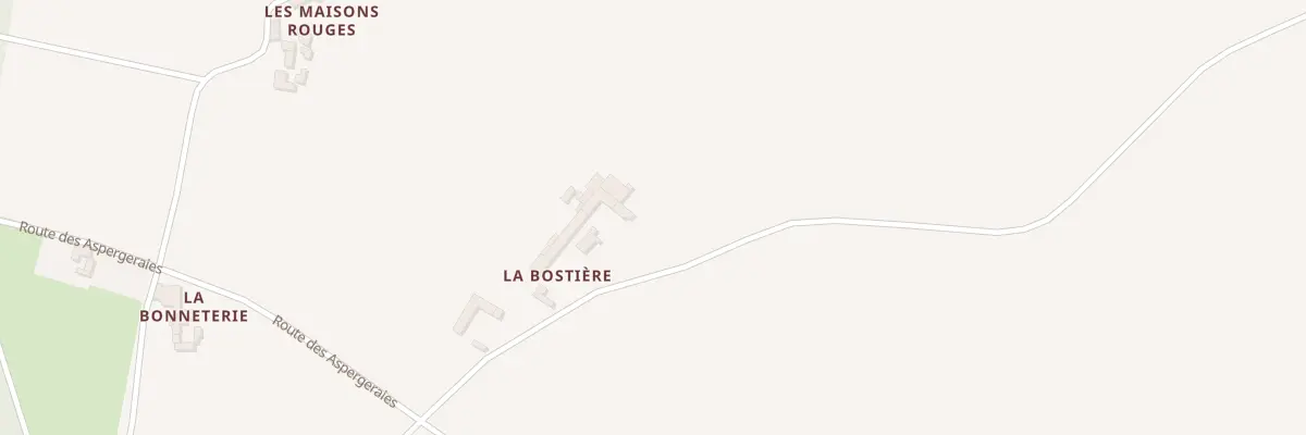 Plan du 71 La Bostiere à Braslou