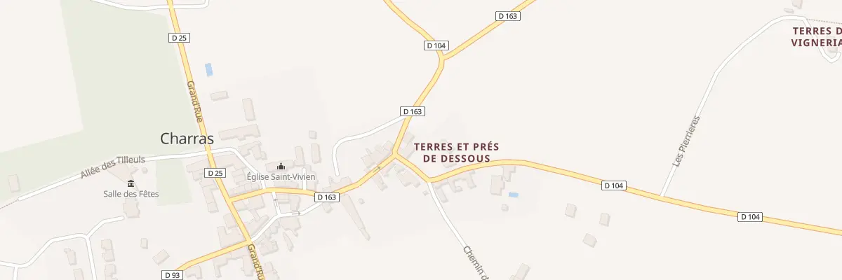 Plan du 5143 Le Bourg à Charras