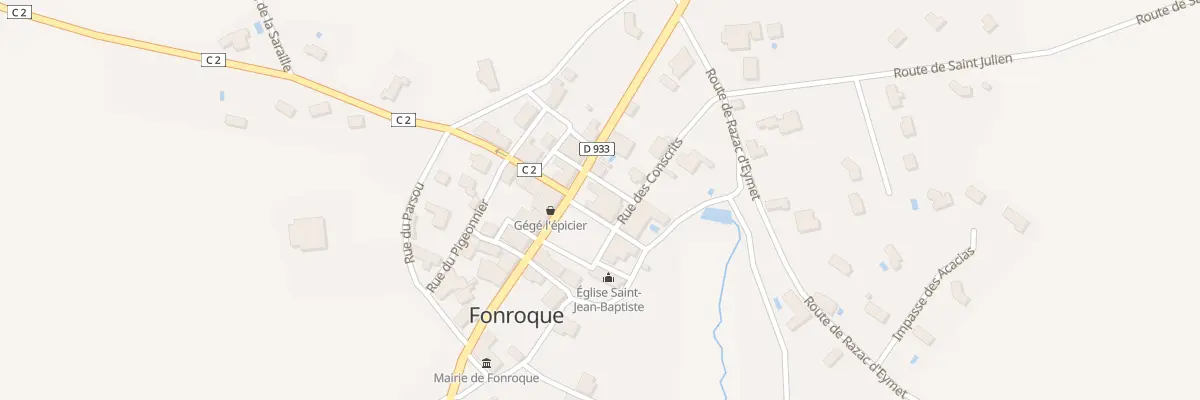 Plan du 18 Rue du Forgeron à Fonroque