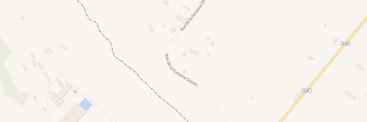 Plan du 505 Rue de la Fontaine Domin à Vannecrocq