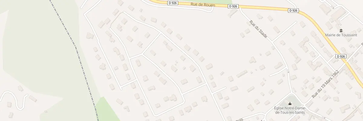 Plan du 9 Rue Bruyere sur le Roc à Toussaint