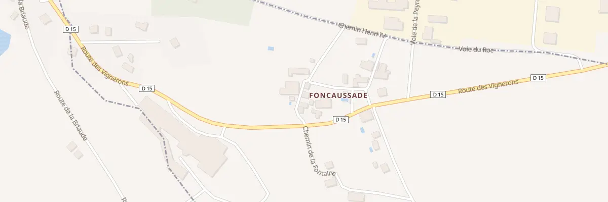 Plan du 54B Foncaussade à Mescoules