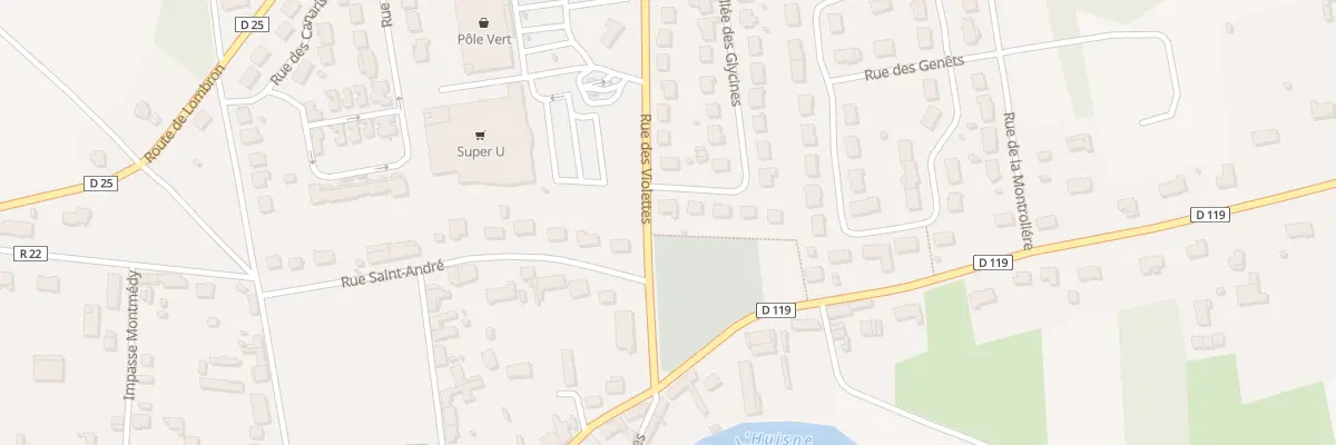 Plan du 2 All des Iris à Montfort-le-Gesnois