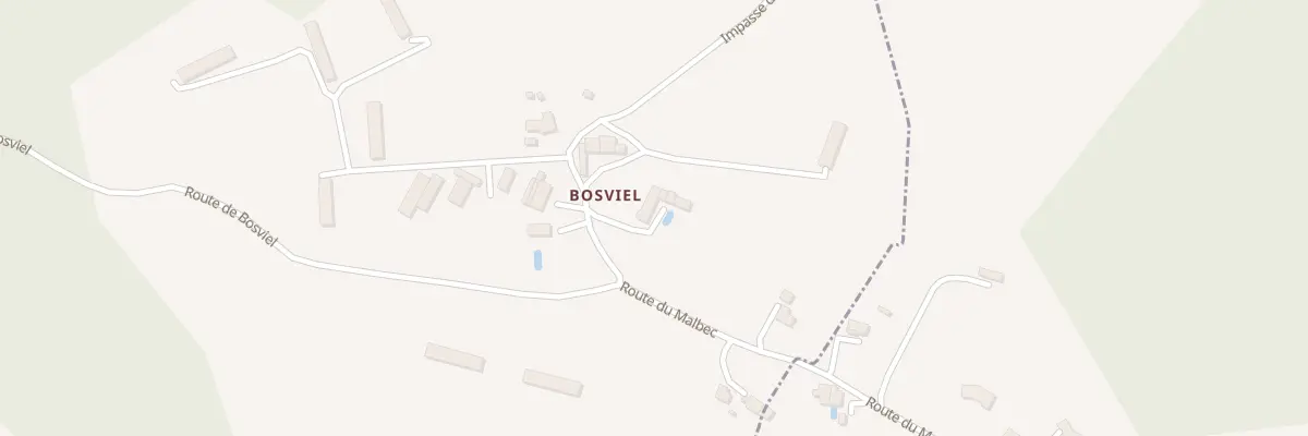 Plan du 77 Bosviel à Lunas