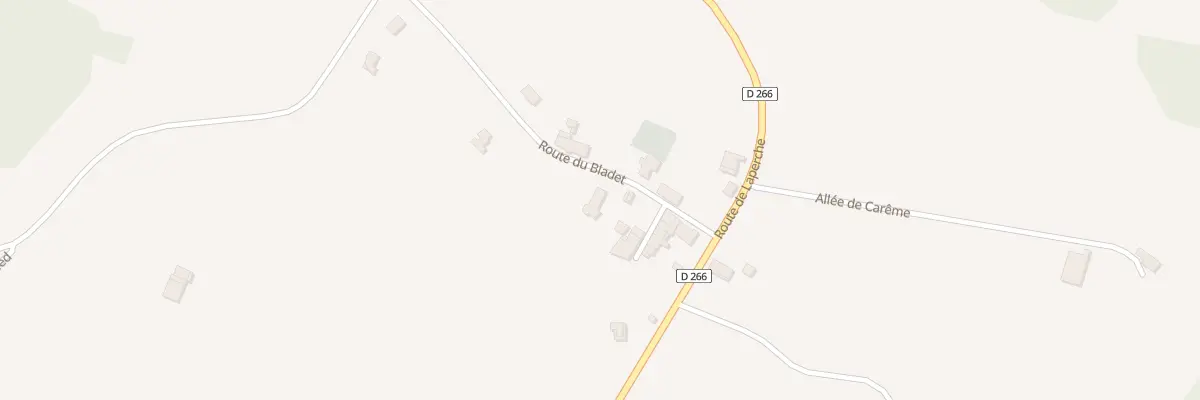Plan du 23A Le Bourg à Laperche
