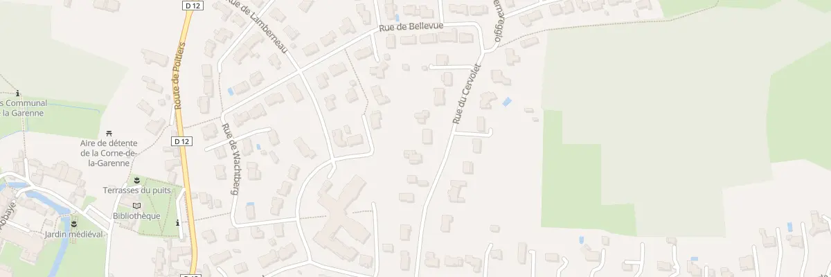 Plan du 7 Rue de Cervolet à Nouaillé-Maupertuis