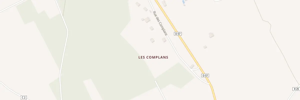 Plan du 62 Rue des Complans à Lignières-de-Touraine