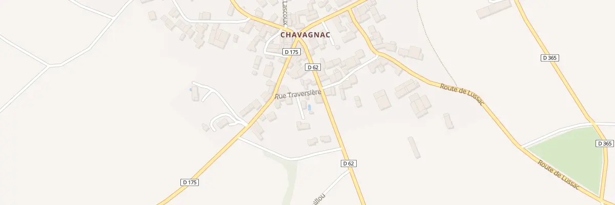 Plan du 6 Rue Traversière à Cellefrouin